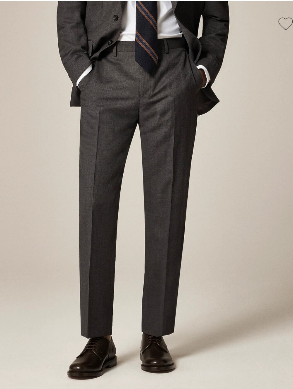 J Crew Crosby Classic-fit suit pant in Italian worsted wool BZ637 *Flaw